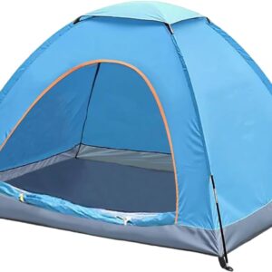 Tent for Camping - Lightweight Backpacking Tent with Rain Fly, Waterproof & Windproof, Easy Setup, Portable Carry Bag - for Hiking, Beach, Outdoor Adventures